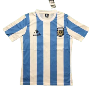 Argentina Retro Home Kit 1986 World Cup (Half Sleeves)