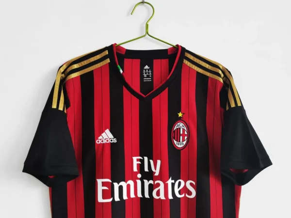 AC Milan Retro 2014-15 Half Sleeves (Player Version) - Image 4