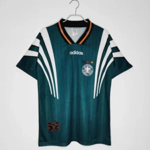 Germany Away 1996 Euro Champions Premium Quality Retro Jersey with Shorts