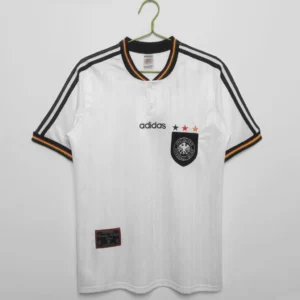 Germany Home 1996 Euro Champions Premium Quality Retro Jersey with Shorts