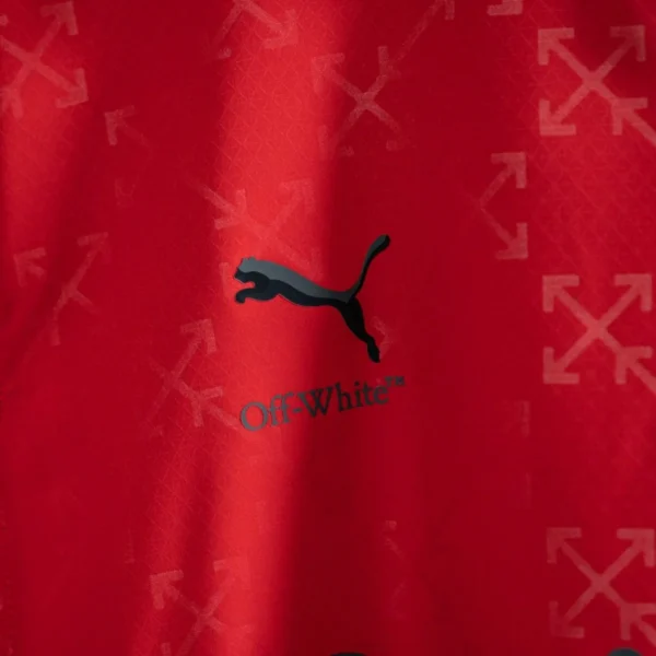 AC Milan x Off-White Jersey (Red and Green) - Master Quality. - Image 3