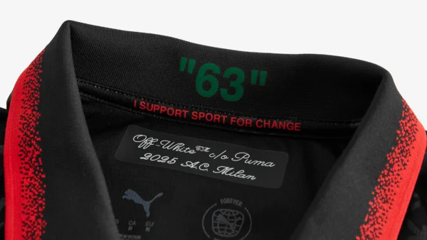 AC Milan x Off-White Jersey (Black and Green) - Master Quality. - Image 3