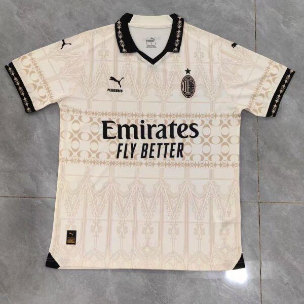 AC Milan x Pleasures (Cream) - Image 2