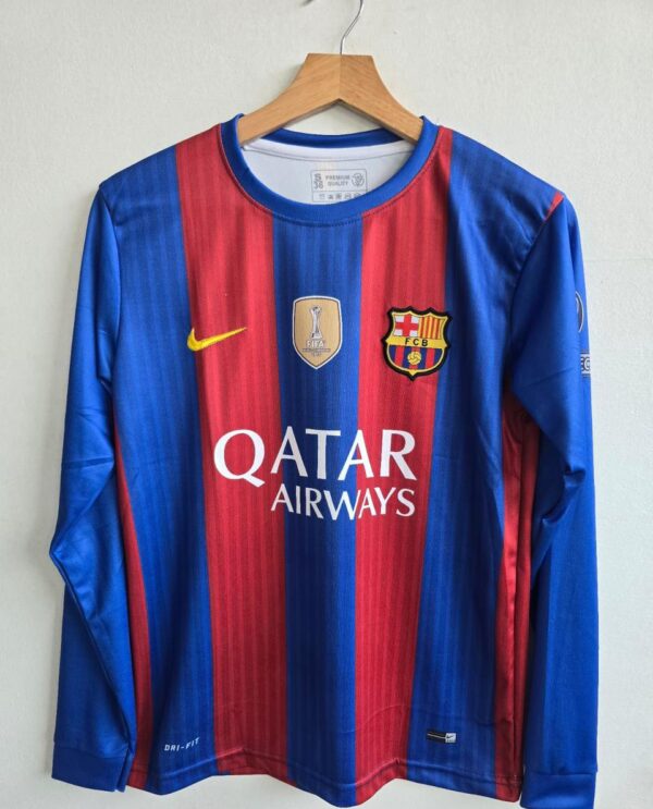 Barcelona 2016 Home Messi Full Sleeves (Only Jersey)