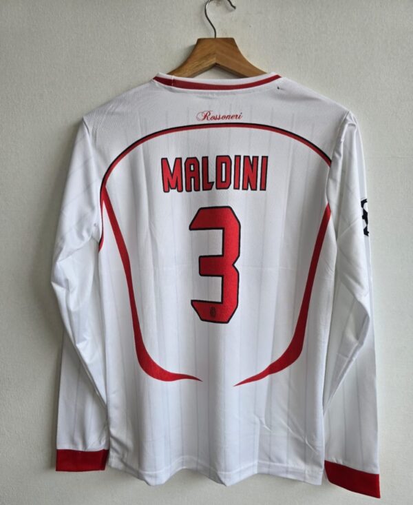 Ac Milan Away 2007 Finals Maldini Full Sleeves(Only Jersey) - Image 2