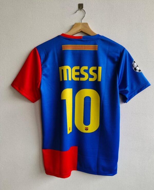 Barcelona 2009 Home Messi Half Sleeves (Only Jersey) - Image 2
