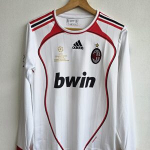 Ac Milan Away 2007 Finals Maldini Full Sleeves(Only Jersey)