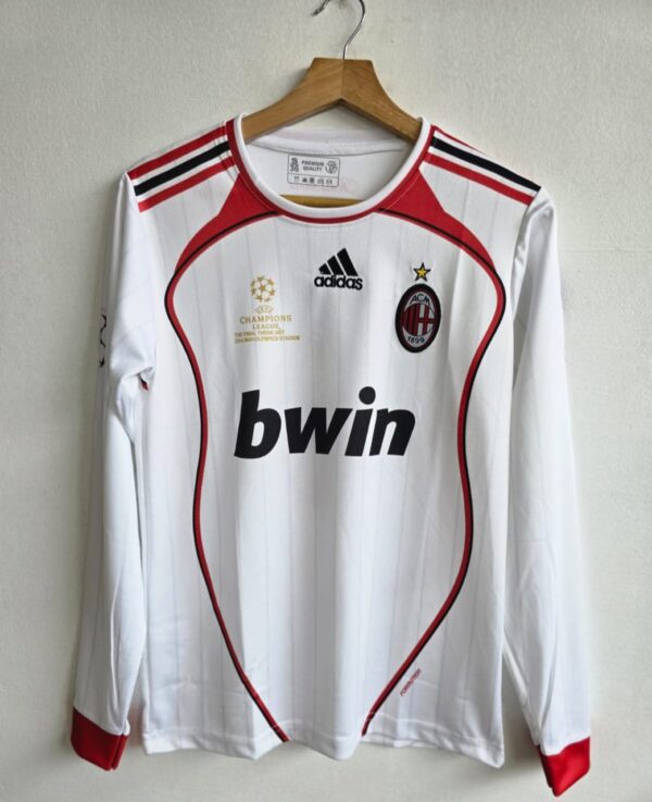 Ac Milan Away 2007 Finals Maldini Full Sleeves(Only Jersey)