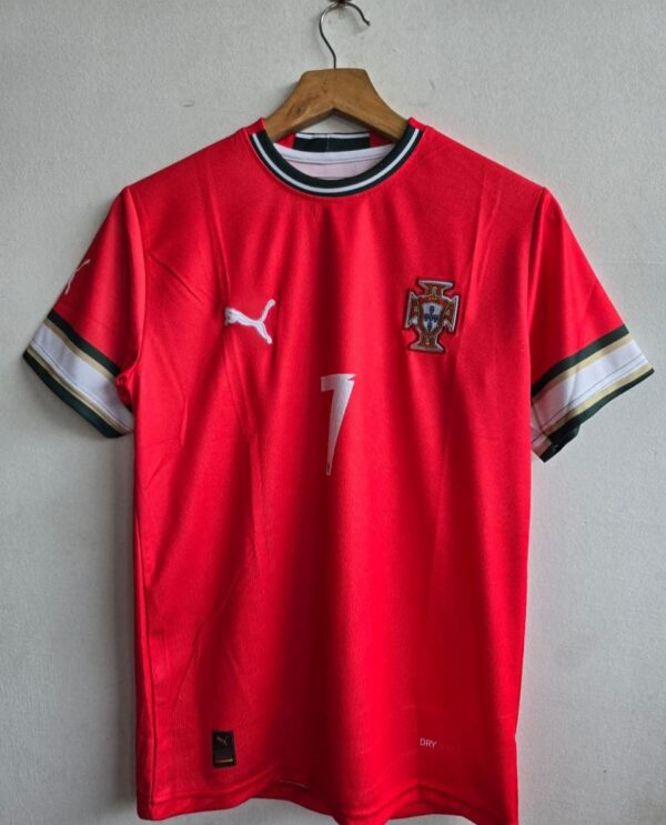 Portugal home Ronaldo 2025 Half Sleeves (Only Jersey)