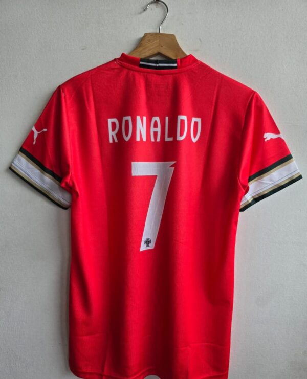 Portugal home Ronaldo 2025 Half Sleeves (Only Jersey) - Image 2