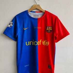 Barcelona 2009 Home Messi Half Sleeves (Only Jersey)