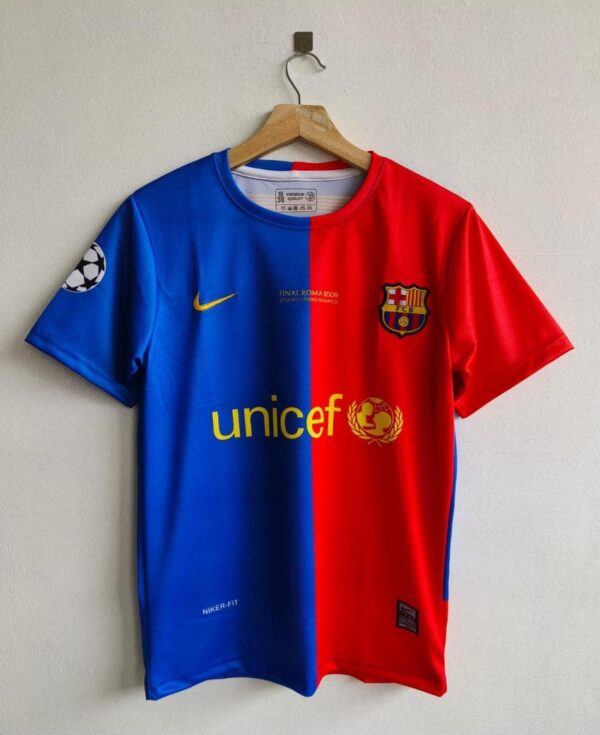 Barcelona 2009 Home Messi Half Sleeves (Only Jersey)