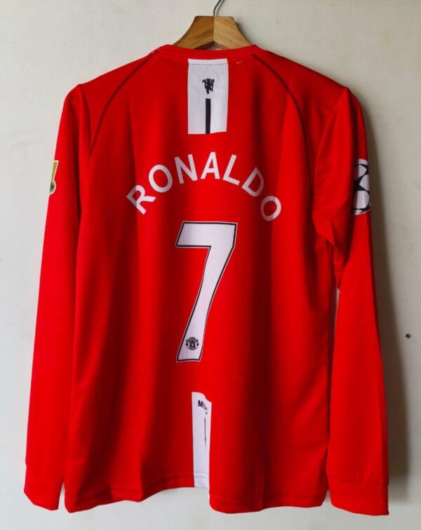 Manchester United 2008 Ronaldo Full Sleeves (Only Jersey) - Image 2