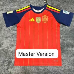 Spain Home World Cup Edition Master Version Football Jersey – Red Spain National Team Kit