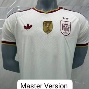 Spain Away World Cup Master Version Jersey – Premium Quality Football Kit | Kickoff Jersey