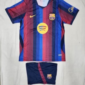 FC Barcelona Home 2026 Set Version Jersey with matching shorts in classic blaugrana colors.