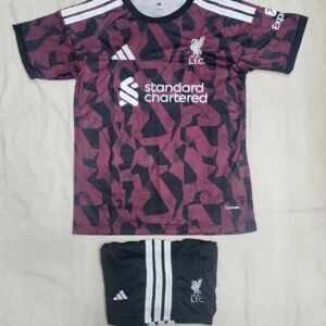 Liverpool Third Kit 2026 Set Version Football Jersey with Matching Shorts