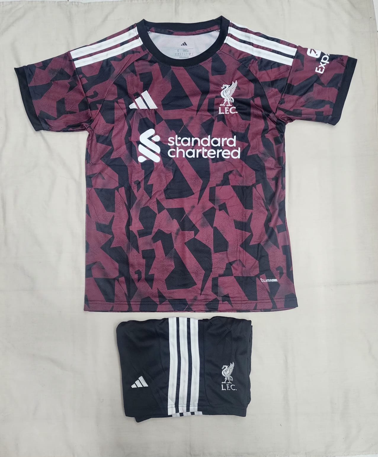 Liverpool Third Kit 2026 Set Version Football Jersey with Matching Shorts