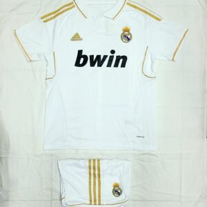 Real Madrid Home 2011 Set Version Football Jersey with Classic White Design