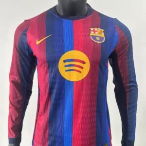 FC Barcelona Home Kit 2026 Full Sleeve Player Version Jersey – Premium Barça Football Shirt