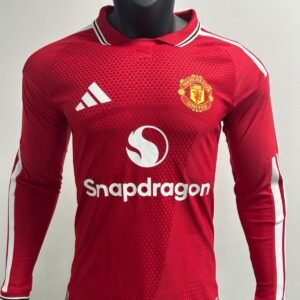 Manchester United Home Kit 2026 Full Sleeve Player Version Football Jersey