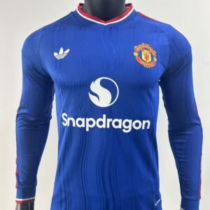 Manchester United Away Kit 2026 Full Sleeve Player Version Football Jersey