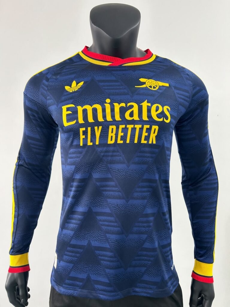 Arsenal Away Kit 2026 Full Sleeve Player Version Jersey – Premium Football Shirt for Arsenal Fans