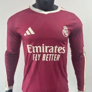 Real Madrid Third 2026 Full Sleeve Player Version Football Jersey