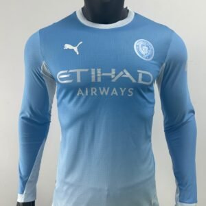 Manchester City Full Sleeve Player Version Football Jersey – Premium Fit