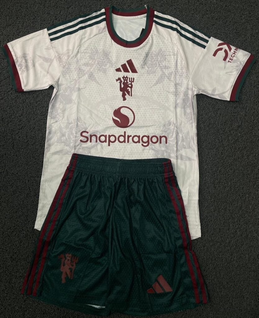 Manchester United Away Third Kit 2026 Player Version Jersey with Matching Shorts – Premium Football Kit for Man Utd Fans